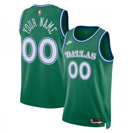 Dres Dallas Mavericks Prilagođeni Nike 2025-26 Classic Edition Zelena Swingman